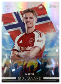 Martin Ødegaard - Topps Flagship Premier League Flying the Flag 2026-27, Nr. FF 2 – Insert