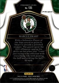 Marcus Smart - Panini Select Premier Level 2022-23, Nr. 135 – Green