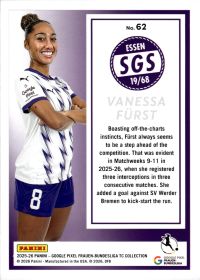 Vanessa Fürst - Panini Frauen-Bundesliga TC Collection Base Set 2025-26, Nr. 62