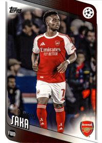 Bukayo Saka - Topps UEFA Club Competitions Base Set 2025-26, Nr. 12