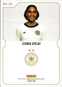 Cora Zicai - Panini DFB-Frauen Team-Set Base Set 2025, Nr. BA-26