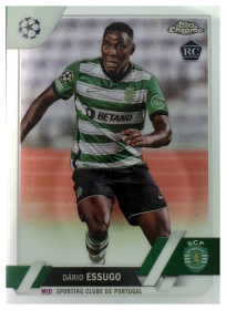 Dário Essugo - Topps Chrome UEFA Club Competitions Base Set 2022-23, Nr. 155 – Rookie Card