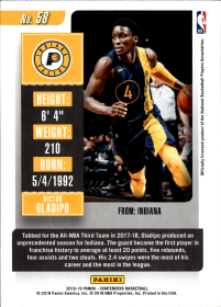 Victor Oladipo - Panini Contenders Season Ticket 2018-19, Nr. 58