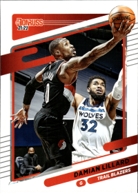 Damian Lillard - Panini Donruss Base Set 2021-22, Nr. 96