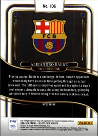 Alejandro Balde - Panini Select FIFA Mezzanine 2024-25, Nr. 106