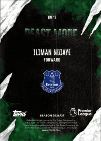 Iliman Ndiaye - Topps Flagship Premier League Beast Mode 2026-27, Nr. BM 11 – Insert