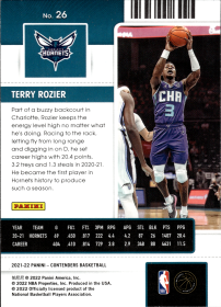 Terry Rozier - Panini Contenders Season Ticket 2021-22, Nr. 26