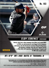 Eloy Jimenez - Panini Mosaic Base Set 2021, Nr. 193