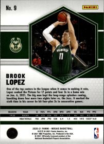 Brook Lopez - Panini Mosaic Base Set 2020-21, Nr. 9