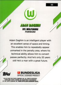 Adam Daghim - Topps Chrome Bundesliga Base Set 2025-26, Nr. 99