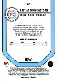 Bastian Schweinsteiger - Topps Chrome MLS Base Set 2026, Nr. 47