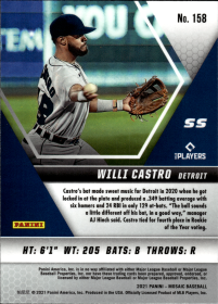 Willi Castro - Panini Mosaic Base Set 2021, Nr. 158