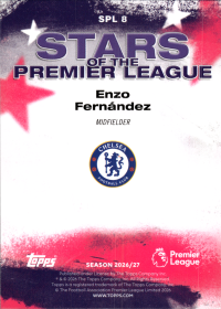 Enzo Fernández - Topps Flagship Premier League Stars of the Premier League 2026-27, Nr. SPL 8 – Insert