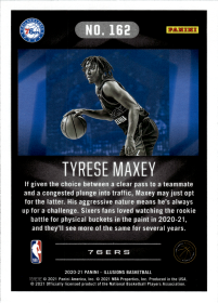 Tyrese Maxey - Panini Illusions Base Set 2020-21, Nr. 162 – Rookie Card