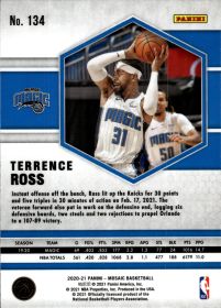 Terrence Ross - Panini Mosaic Base Set 2020-21, Nr. 134