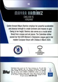 Mayra Ramírez - Topps Chrome UEFA Women's Champions League Base Set 2025-26, Nr. 83