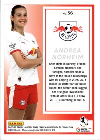 Andrea Norheim - Panini Frauen-Bundesliga TC Collection Base Set 2025-26, Nr. 56