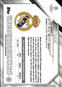 Luka Modrić - Topps Chrome UEFA Champions League Base Set 2021-22, Nr. 85