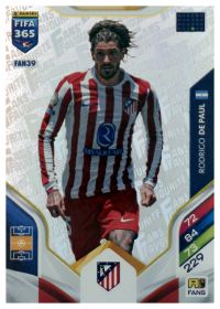 Rodrigo De Paul - Panini Adrenalyn XL FIFA 365 Fans' Favourite 2026, Nr. FAN39 – Insert