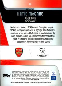 Katie McCabe - Topps Chrome UEFA Women's Champions League Base Set 2025-26, Nr. 79 – Refractor