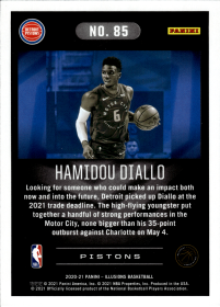 Hamidou Diallo - Panini Illusions Base Set 2020-21, Nr. 85