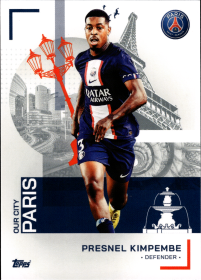 Presnel Kimpembe - Topps Paris Saint-Germain Official Team Set 2023-24, Nr. 27