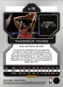 Thaddeus Young - Panini Prizm Base Set 2021-22, Nr. 118