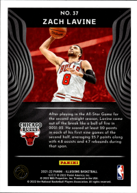 Zach LaVine - Panini Illusions Base Set 2021-22, Nr. 37