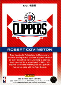 Robert Covington - Panini Recon Base Set 2021-22, Nr. 125