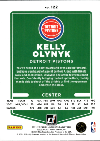 Kelly Olynyk - Panini Donruss Base Set 2021-22, Nr. 122