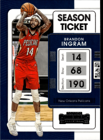 Brandon Ingram - Panini Contenders Season Ticket 2021-22, Nr. 45