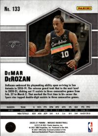 DeMar DeRozan - Panini Mosaic Base Set 2020-21, Nr. 133