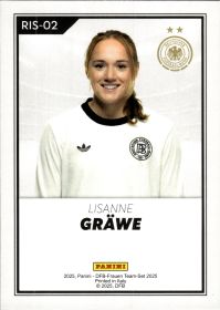 Lisanne Gräwe - Panini DFB-Frauen Team-Set RIS 2025, Nr. RIS-02 – Insert