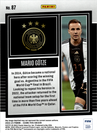 Mario Götze - Panini Score FIFA Base Set 2022-23, Nr. 87
