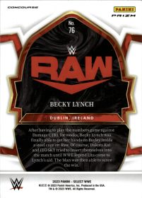 Becky Lynch - Panini Select Concourse 2023, Nr. 76 – Red & Blue