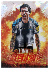Sandro Tonali - Topps Flagship Premier League On Fire 2026-27, Nr. OF 3 – Insert