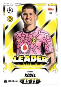 Gregor Kobel - Topps Match Attax UEFA Club Competitions Leader 2026-27, Nr. 226