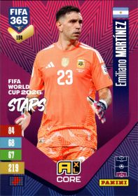 Emiliano Martínez - Panini Adrenalyn XL FIFA 365 FIFA World Cup 2026 Stars 2026-27, Nr. 154