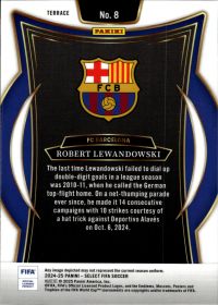 Robert Lewandowski - Panini Select FIFA Terrace 2024-25, Nr. 8