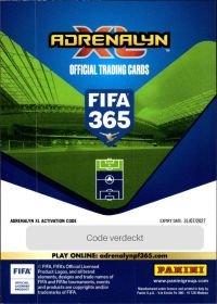 Hugo Ekitike - Panini Adrenalyn XL FIFA 365 Fan Favourites 2026-27, Nr. 411 – Red, Insert