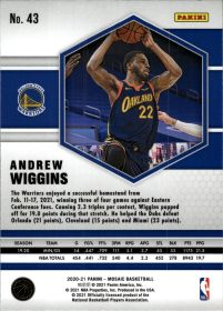 Andrew Wiggins - Panini Mosaic Base Set 2020-21, Nr. 43