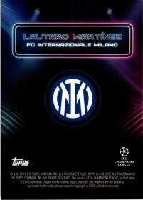 Lautaro Martínez - Topps UEFA Club Competitions Showtime 2023-24