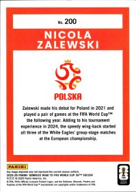 Nicola Zalewski - Panini Donruss FIFA Road to World Cup Base Set 2025-26, Nr. 200