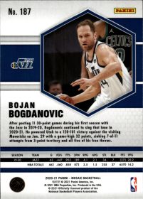Bojan Bogdanovic - Panini Mosaic Base Set 2020-21, Nr. 187