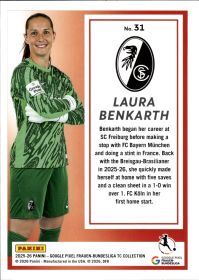Laura Benkarth - Panini Frauen-Bundesliga TC Collection Base Set 2025-26, Nr. 31