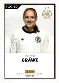 Lisanne Gräwe - Panini DFB-Frauen Team-Set FOC 2025, Nr. FOC-10 – Insert