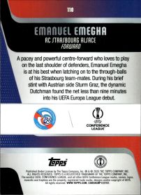 Emanuel Emegha - Topps UEFA Club Competitions Base Set 2025-26, Nr. 110 – Diamante