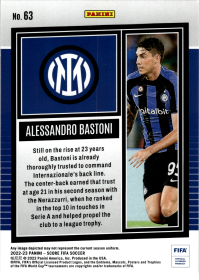 Alessandro Bastoni - Panini Score FIFA Base Set 2022-23, Nr. 63