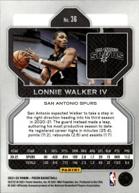 Lonnie Walker IV - Panini Prizm Base Set 2021-22, Nr. 36