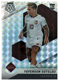 Yeferson Soteldo - Panini Mosaic FIFA Road to World Cup Base Set 2021-22, Nr. 97 – Rookie Card, Mosaic